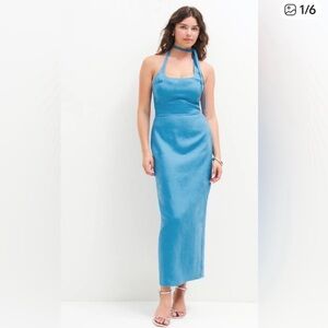 Reformation Sky Blue Maxi Dress